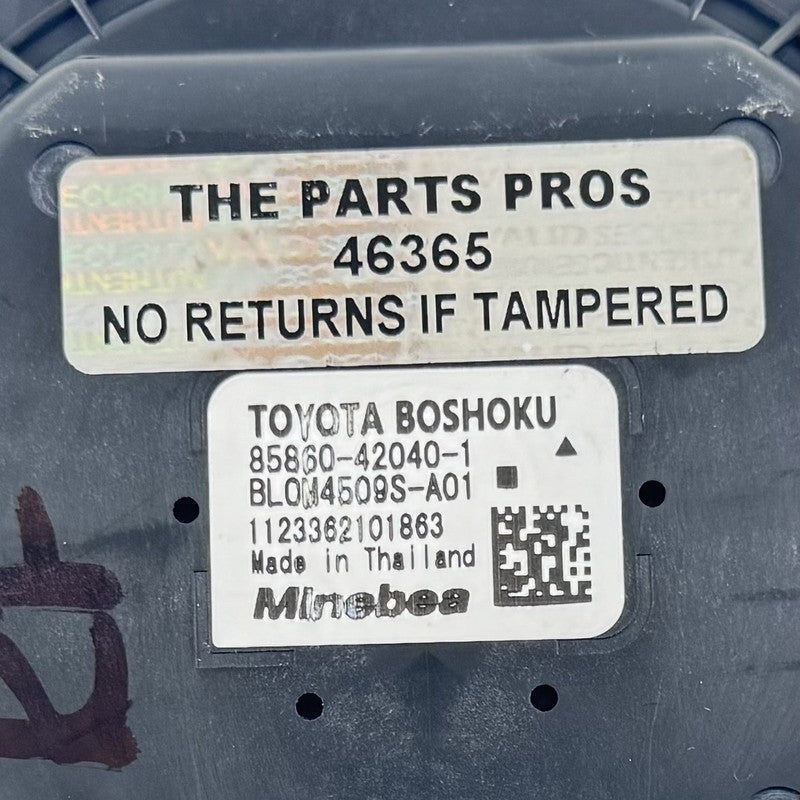 85860-42040-1 / 85860 42040 1 / 85860420401 23-25 Toyota Prius Right Front Lower Seat Fan Blower Motor 85860-42040-1 OEM