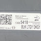 1355 5418 / 13555418 22-24 CADILLAC CT5 V BLACKWING DATA GATEWAY CONTROL MODULE 13555418 OEM