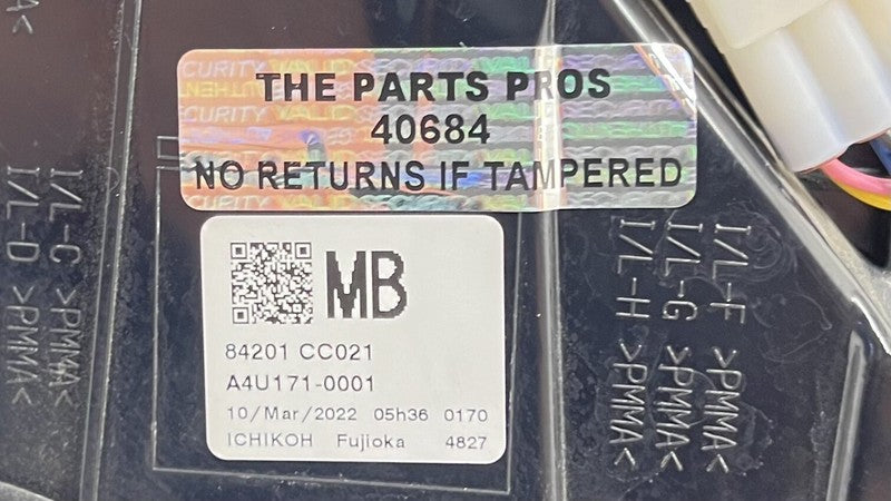 84201 CC021 / 84201CC021 22-24 TOYOTA GR86 PASSENGER RIGHT REAR TAILLIGHT TAIL LIGHT LAMP 84201 CC021 OEM