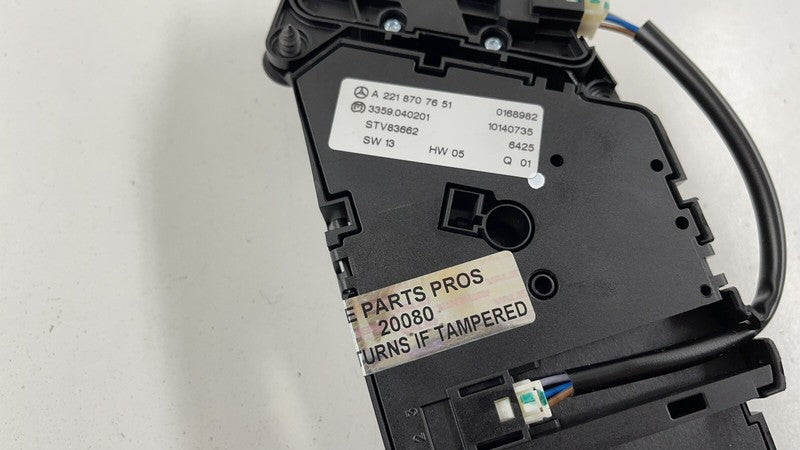 2218707651 / A2218707651 / A 221 870 76 51 7651 07-13 MERCEDES W216 W221 CL S CLASS LEFT FRONT SEAT MEMORY CONTROL SWITC