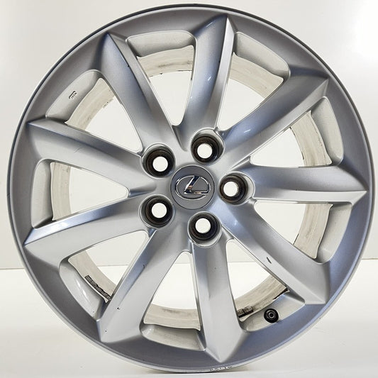 42611-50730 / 42611 50730 / 4261150730 07-09 Lexus LS460 Wheel Rim 18x7.5 +32 Offset Silver 42611-50730 Factory OEM
