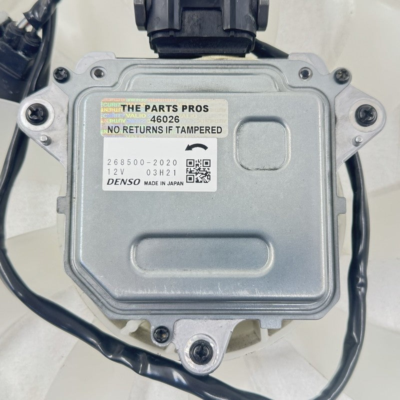 268500-2020 / 268500 2020 / 2685002020 22-25 TOYOTA GR86 RADIATOR FAN COOLING MOTOR WITH FAN BLADE PAIR 268500-2020 OEM