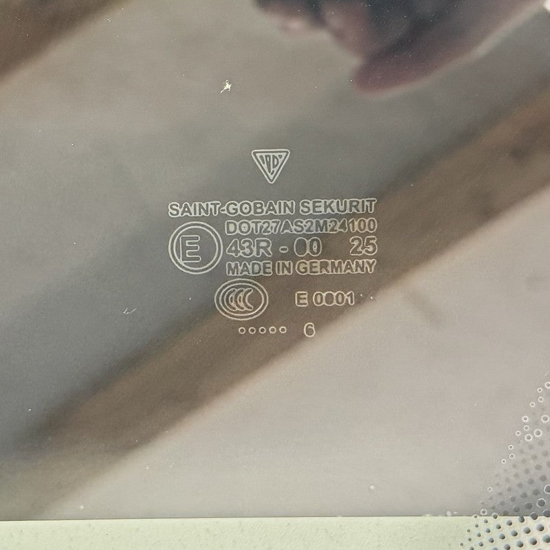 43R-001025 / 43R 001025 / 43R001025 06-12 Porsche Cayman 987 Driver Left Door Glass Window OEM