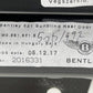 4W0.861.951.E / 4W0 861 951 E / 4W0861951E 13-18 BENTLEY FLYING SPUR LEFT REAR DOOR WINDOW SUN SHADE PRIVACY BLIND OEM