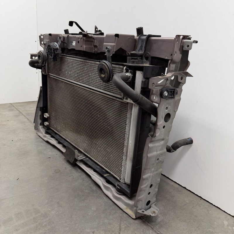 12-17 Toyota Prius V Front Clip Radiator Support W/ Radiator Fan Assembly OEM