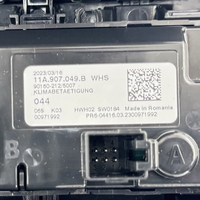 5H0-864-298-A / 5H0 864 298 A / 5H0864298A 22-25 VOLKSWAGEN GOLF R MK8 REAR CENTER CONSOLE AIR VENT GRILLE GRILL COVER O