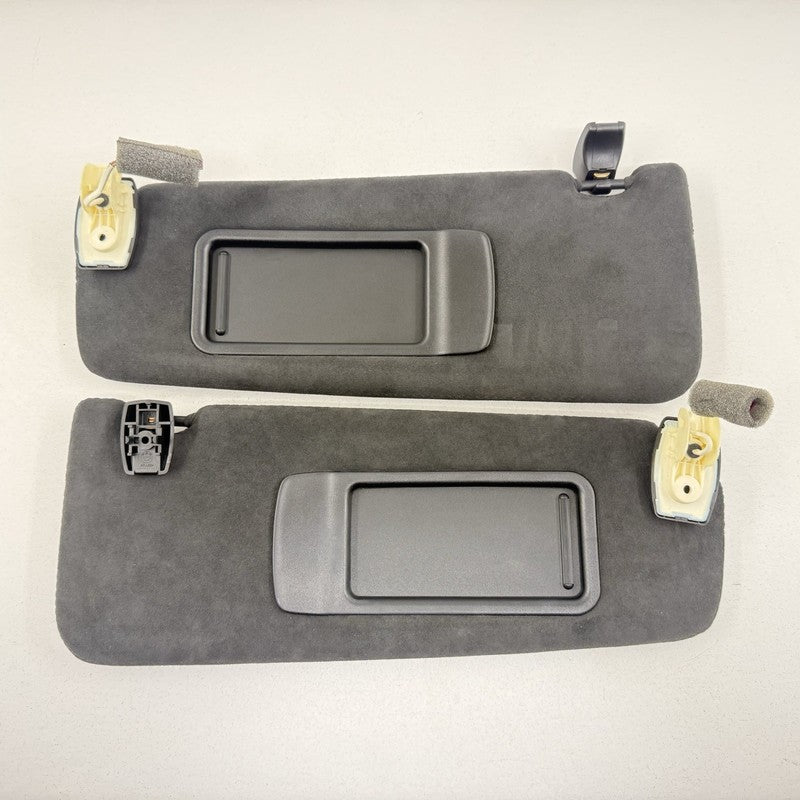 51168038109 12-16 BMW M5 F10 Left & Right Sunvisor Sun Visor Shade Pair Alcantara Suede OEM