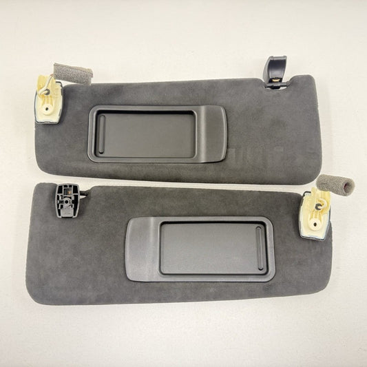 51168038109 12-16 BMW M5 F10 Left & Right Sunvisor Sun Visor Shade Pair Alcantara Suede OEM