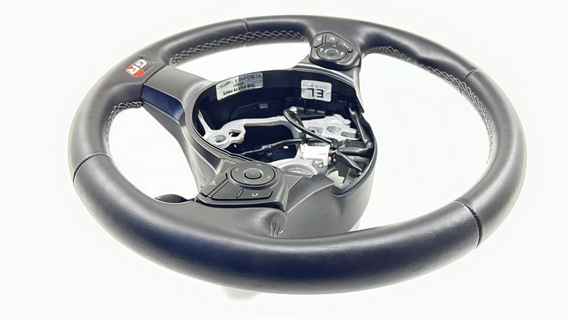 22-24 TOYOTA GR86 DRIVER STEERING WHEEL LEATHER BLACK OEM