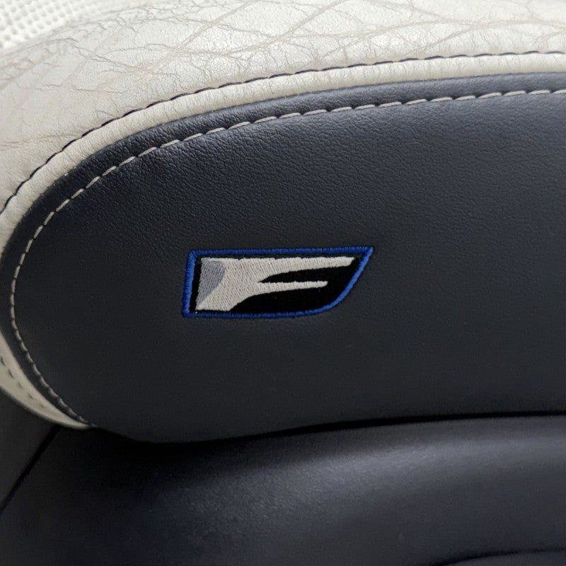 08-10 Lexus IS F Left And Right Front Seat Pair Leather Alpine White OEM