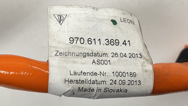 970.611.369.41 / 970 611 369 41 / 97061136941 12-16 PORSCHE PANAMERA E-HYBRID BATTERY POWER CHARGING PORT WITH CABLE OEM