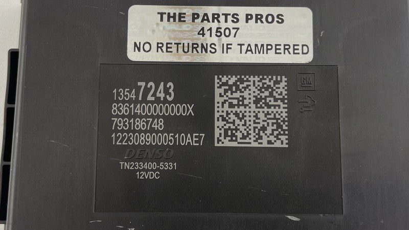 1354 7243 / 13547243 22-24 CADILLAC CT5 V BLACKWING HEADLIGHT EXTERIOR LIGHTING CONTROL MODULE OEM