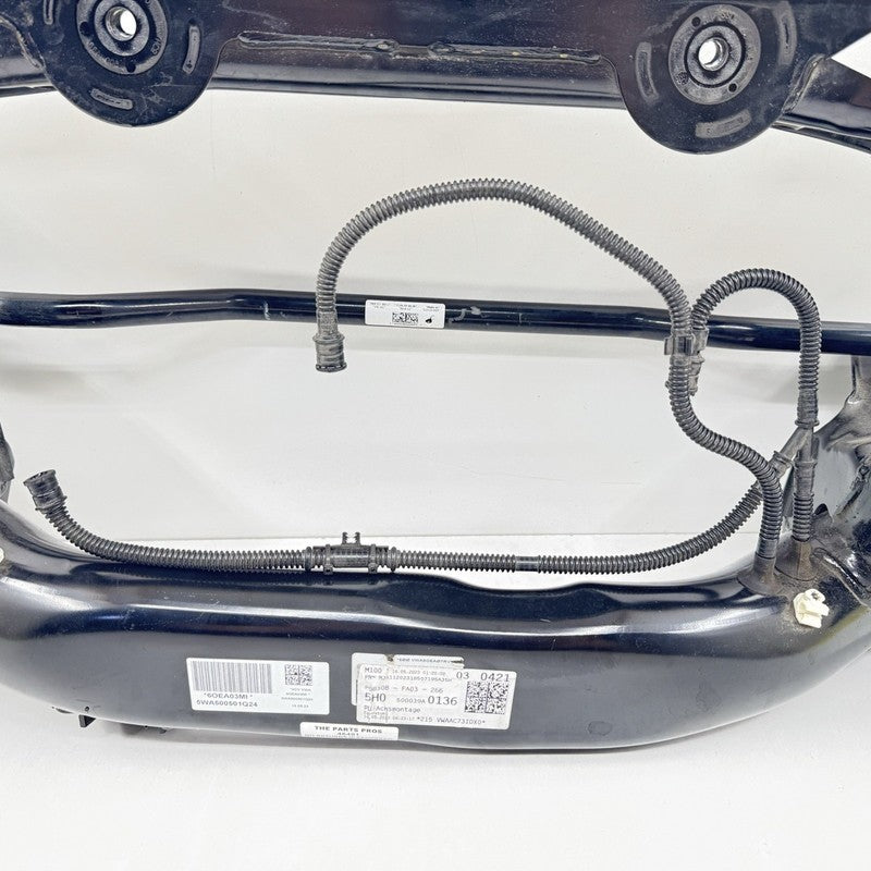 5WA-511-305 / 5WA 511 305 / 5WA511305 22-25 VOLKSWAGEN GOLF R MK8 REAR SUBFRAME CROSSMEMBER CRADLE WITH SWAY BAR OEM