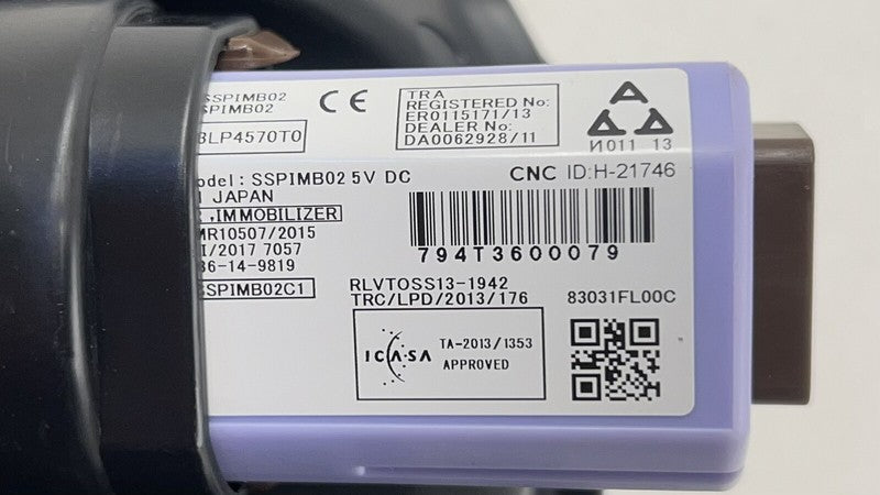 83031FL00C 24-25 SUBARU CROSSTREK ENGINE IGNITION PUSH START STOP SWITCH BUTTON W/ TRIM OEM