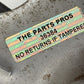 04-22 DODGE RAM EMERGENCY PARKING BRAKE PEDAL 52010176AC OEM