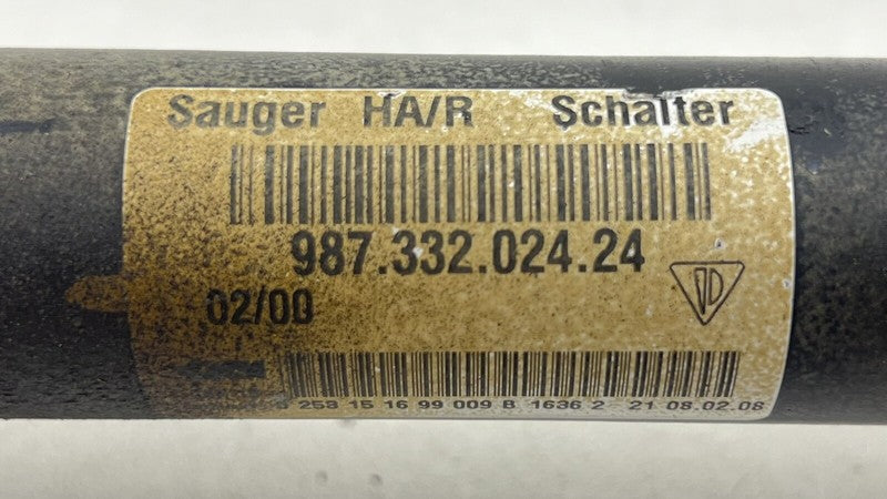987.332.024.24 / 987 332 024 24 / 98733202424 05-08 PORSCHE BOXSTER CAYMAN S 987 MANUAL TRANSMISSION RIGHT REAR AXLE SHA