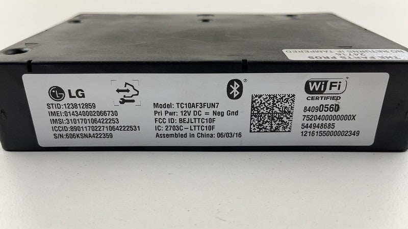 544948685 2017 CHEVROLET CAMARO SS COMMUNICATION TELEMATICS CONTROL MODULE 84090560 OEM