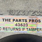 10326693 01-04 CORVETTE C5 Z06 LEFT FRONT SPINDLE KNUCKLE HUB WITH CONTROL ARM SET OEM