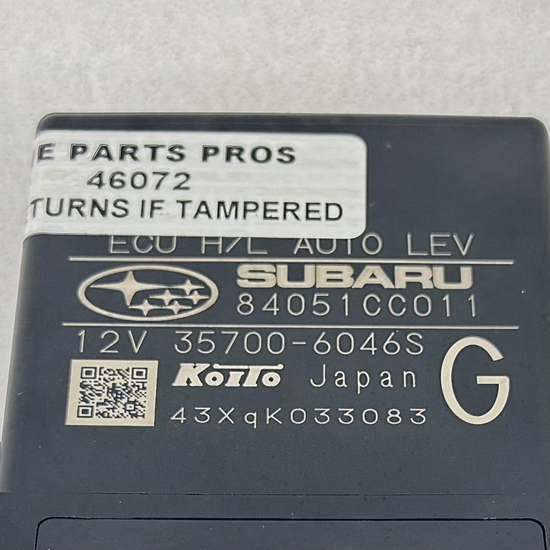 84051CC011 22-25 TOYOTA GR86 AUTO HEADLIGHT LEVELING LEVEL CONTROL MODULE 84051CC011 OEM