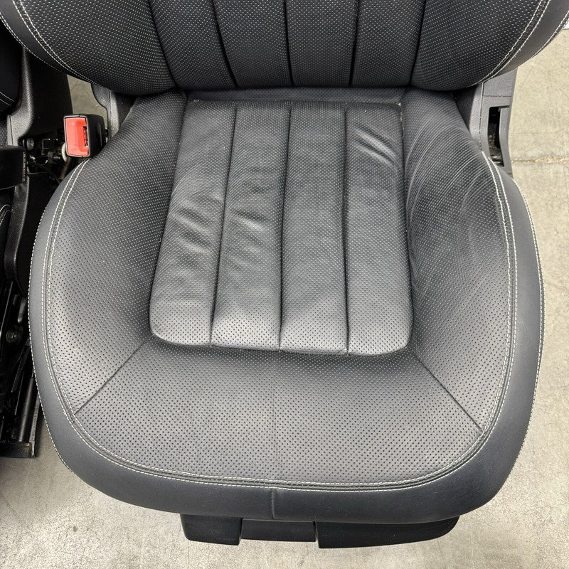 12-18 MERCEDES BENZ CLS550 W218 FRONT SEAT PAIR LEATHER BLACK OEM