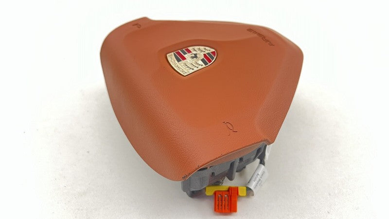 6020578 05-08 PORSCHE BOXSTER CAYMAN 987 STEERING WHEEL WITH WHEEL AIRBAG TERRACOTTA OEM