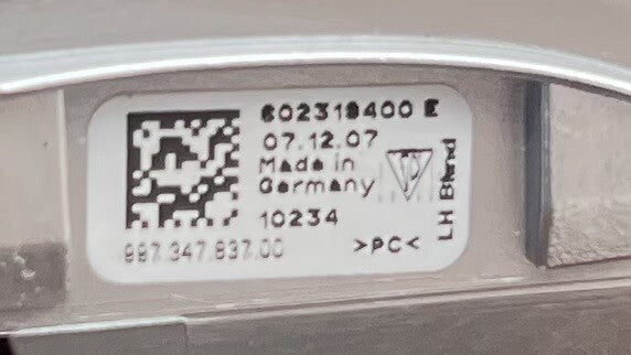 6020578 05-08 PORSCHE BOXSTER CAYMAN 987 STEERING WHEEL WITH WHEEL AIRBAG TERRACOTTA OEM