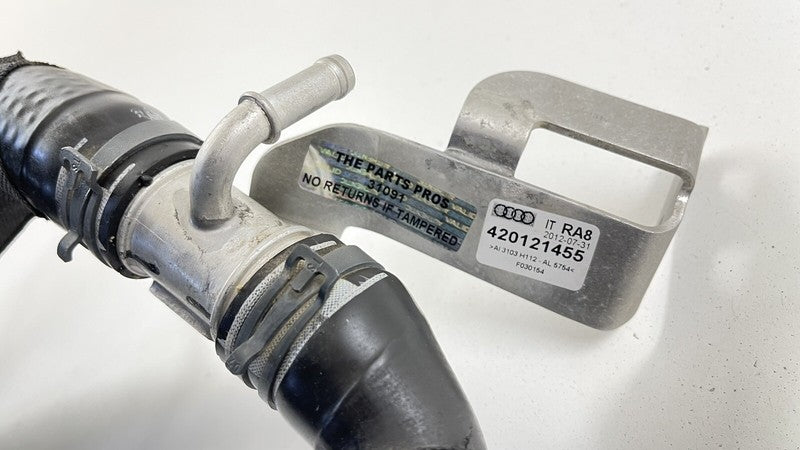 420 121 455 / 420121455 08-15 AUDI R8 SPYDER DRIVER LEFT FRONT COOLANT BREATHER LINE PIPE TUBE HOSE OEM