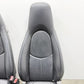 05-08 Porsche 911 997 Boxster Cayman 987 Front Seat Pair Black Leather OEM