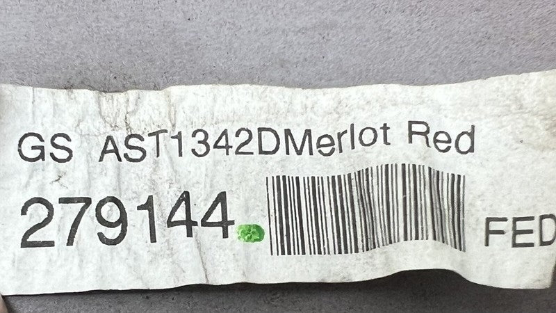 G33-10608-AJ / G33 10608 AJ / G3310608AJ 07-09 ASTON MARTIN VANTAGE RIGHT SIDE SKIRT ROCKER PANEL COVER MERLOT RED OEM