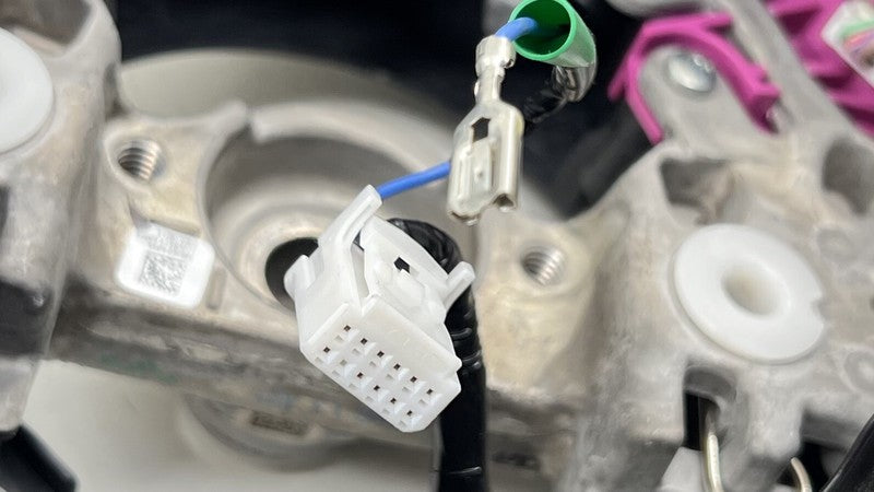 22-24 SUBARU WRX DRIVER STEERING WHEEL LEATHER BLACK OEM