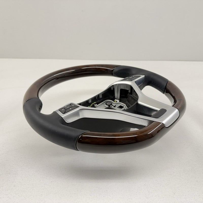 A 231 460 08 03 12-16 Mercedes W212 E350 Sport Steering Wheel Black Leather W/ Wood OEM