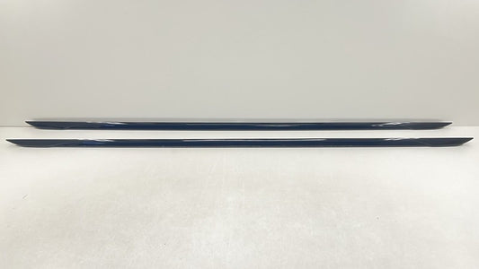 8W0 853 931 A / 8W0853931A 18-24 AUDI A4 S-LINE LEFT AND RIGHT SIDE SKIRT ROCKER PANEL EXTENSION PAIR OEM