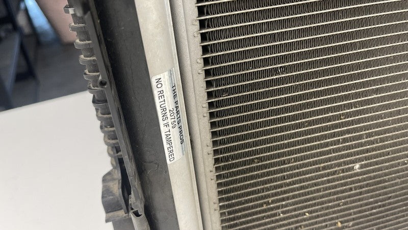 A 204 500 28 03 10-11 MERCEDES BENZ W212 E350 4MATIC RADIATOR CONDENSER COOLING FAN ASSEMBLY OEM