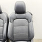 24-26 Ford Mustang GT Premium Front Seat Pair Leather Black W/ White Stitch OEM