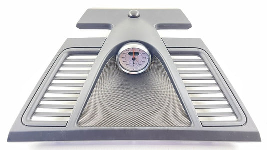 970.558.641.00 / 970 558 641 00 / 97055864100 10-16 PORSCHE PANAMERA CENTER DASH CLOCK TIME W/ PANEL BEZEL COVER TRIM OE