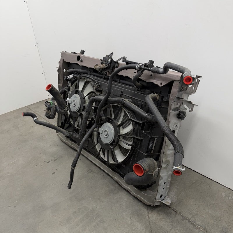 12-17 Toyota Prius V Front Clip Radiator Support W/ Radiator Fan Assembly OEM