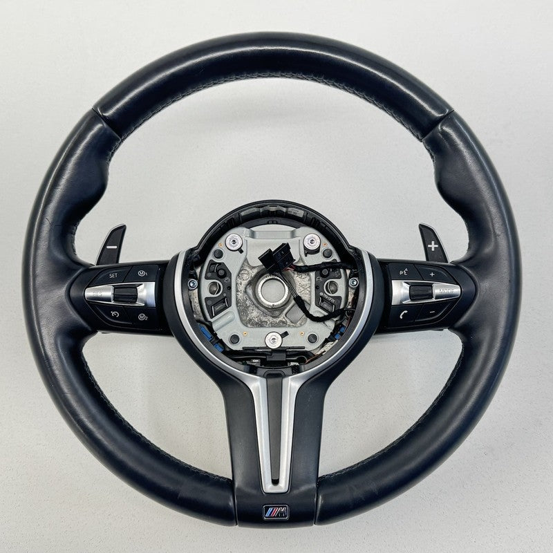 7 848 640 / 7848640 BMW M5 M6 F06 F10 F12 F13 M Sport Heated Steering Wheel W/ Paddle Shifters OEM