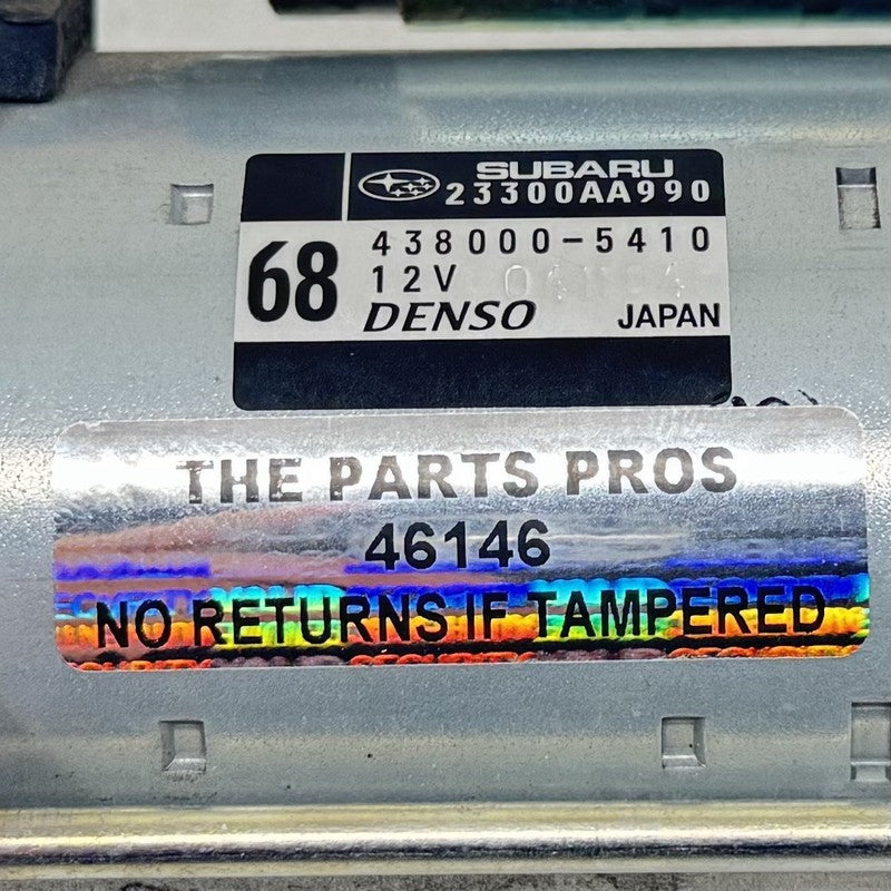 23300AA990 22-25 TOYOTA GR86 AUTOMATIC TRANSMISSION ENGINE CRANK STARTER 23300AA990 OEM