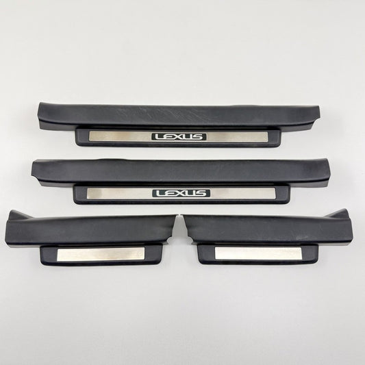 67920-53030 / 67920 53030 / 6792053030 08-14 Lexus IS F Front & Rear Door Step Sill Scuff Plate Trim Panel Set OEM