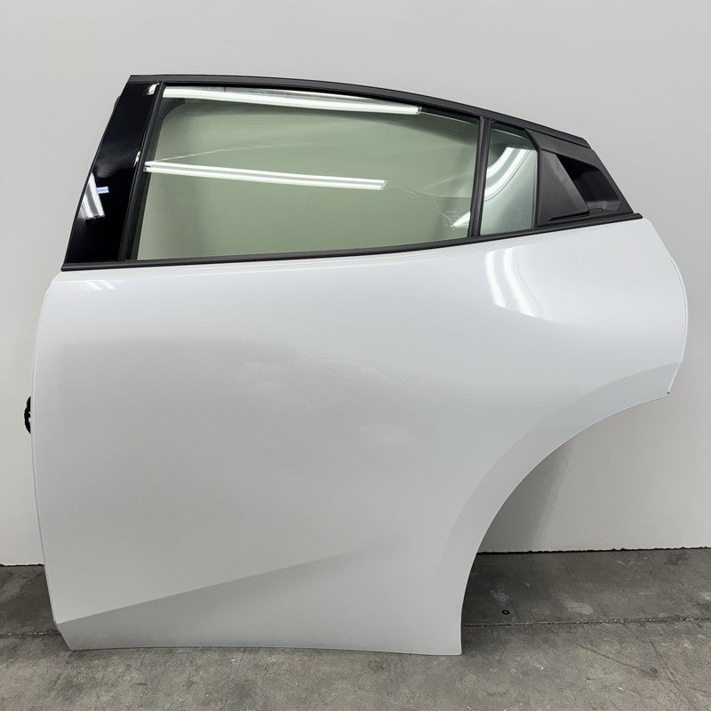 23-25 TOYOTA PRIUS DRIVER LEFT REAR DOOR SHELL COMPLETE WHITE OEM