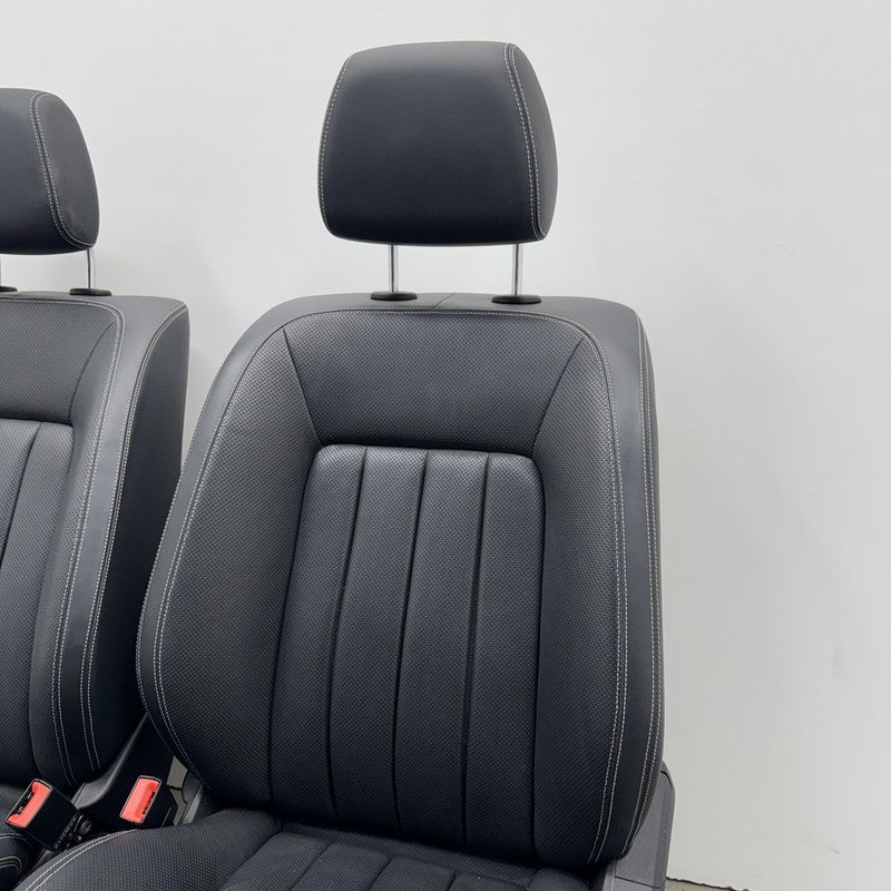 12-18 MERCEDES BENZ CLS550 W218 FRONT SEAT PAIR LEATHER BLACK OEM