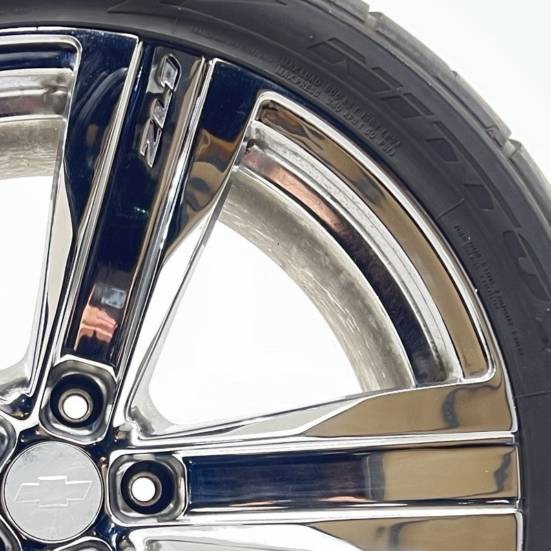 92205114 12-15 CHEVROLET CAMARO ZL1 FRONT WHEEL RIM W/ TIRE 20x8.5 +25 OFFSET FACTORY OEM