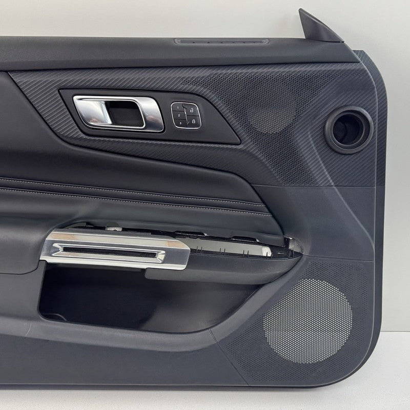 24-26 Ford Mustang GT Premium Driver Left Door Panel Interior Trim Bla