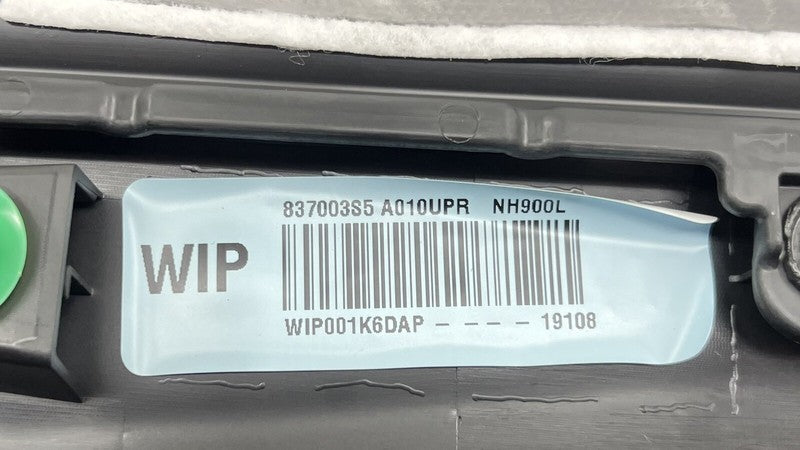 83700-T20-A110-25 / 83700 T20 A110 25 / 83700T20A11025 2024 ACURA INTEGRA TYPE S RIGHT REAR DOOR PANEL COVER TRIM BLACK 