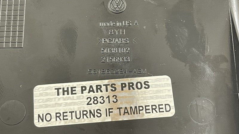 561 863 284 G / 561863284G 12-15 VOLKSWAGEN PASSAT CENTER CONSOLE STORAGE COMPARTMENT TRAY TRIM OEM