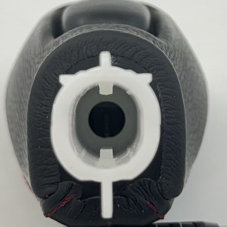 Infiniti 18-24 Q50 17-22 Q60 Red Sport Gear Shift Knob Leather Black OEM