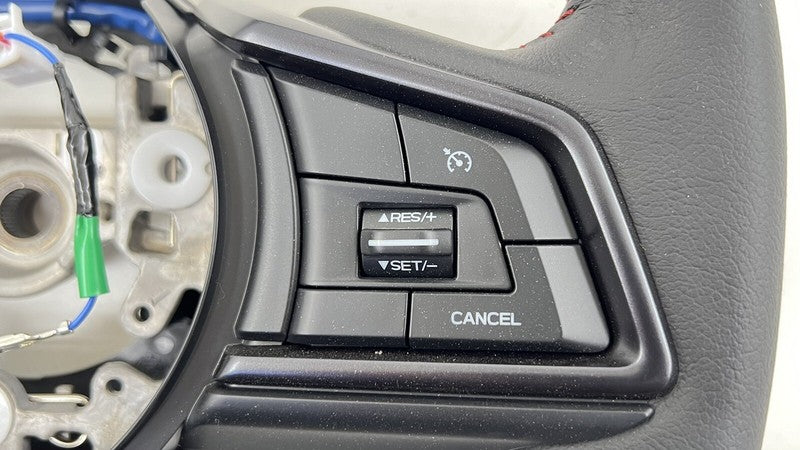 22-24 SUBARU WRX DRIVER STEERING WHEEL LEATHER BLACK OEM