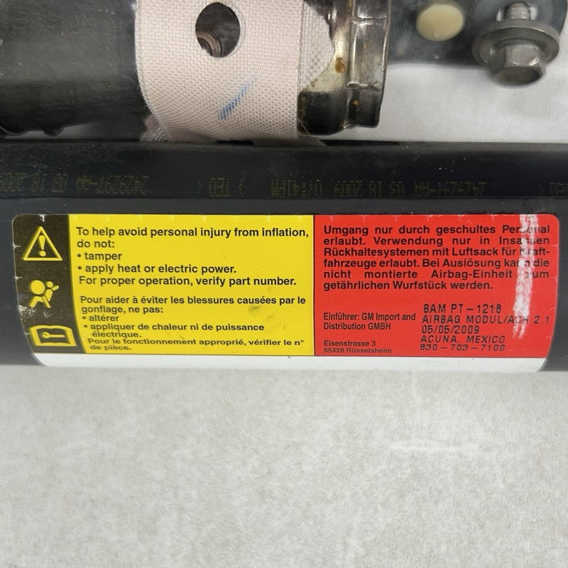 92237643 / 9223 7643 10-15 CHEVROLET CAMARO SS RIGHT CURTAIN ROOF AIRBAG AIR BAG SRS 92237643 OEM