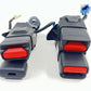  24-25 SUBARU CROSSTREK LEFT RIGHT CENTER REAR SEAT BELT SEATBELT BUCKLE SET OEM