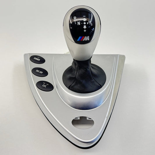 7 898 248 / 7898248 06-10 BMW M6 E63 E64 Center Console Gear Shift Boot Surround Trim W/ Knob OEM